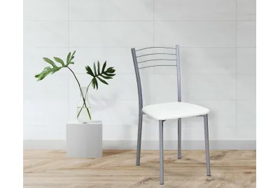 JUEGO DE 4 SILLAS 20 COCINAS BLANCO