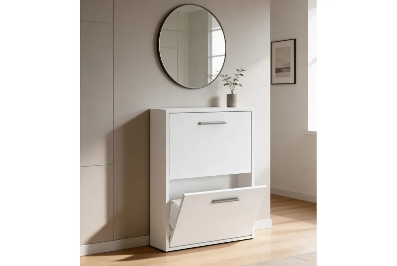 ZAPATERO 2 PUERTAS AURA BLANCO