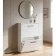 ZAPATERO 2 PUERTAS AURA BLANCO