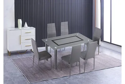 CONJUNTO MESA AXISS + 6 SILLAS AXISS