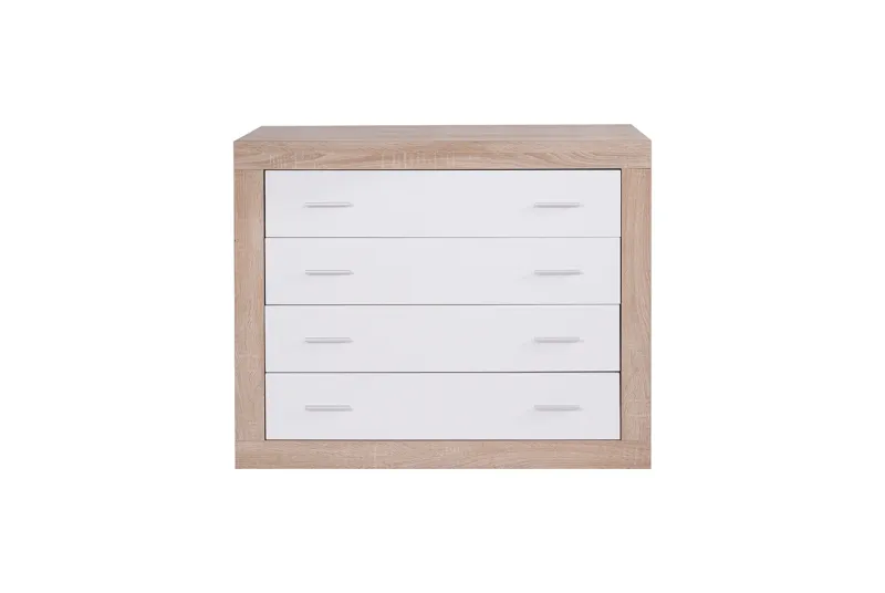 COMODA 4 CAJONES LARA CAMBRIA-BLANCO