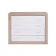 COMODA 4 CAJONES LARA CAMBRIA-BLANCO