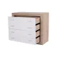 COMODA 4 CAJONES LARA CAMBRIA-BLANCO