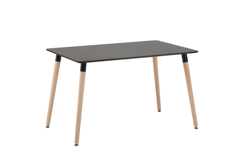 MESA RECTANGULAR 120CM P/MADERA DINAMARCA NEGRO