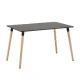 MESA RECTANGULAR 120CM P/MADERA DINAMARCA NEGRO