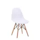 JUEGO DE 4 SILLAS PATAS MADERA DINAMARCA BLANCO