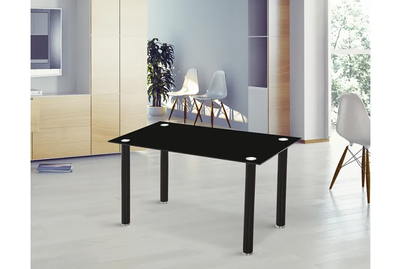 MESA COMEDOR FIJA C/NEGRO EMI NEGRO