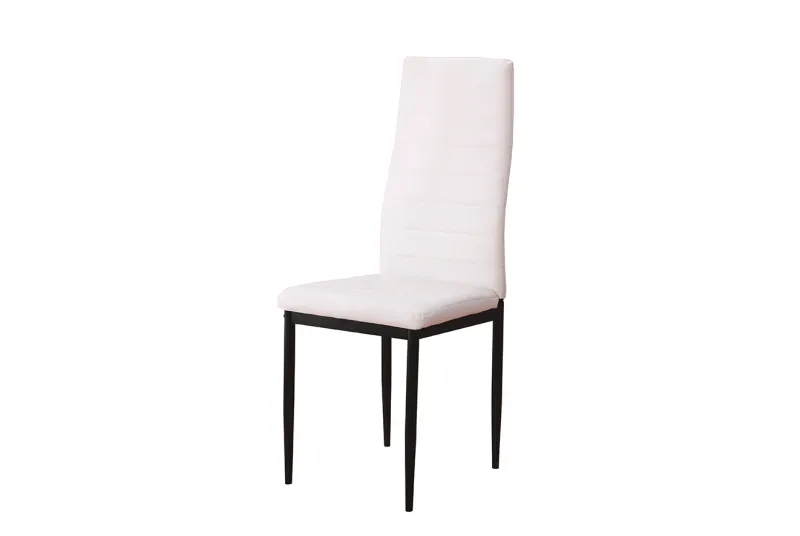 JUEGO DE 6 SILLAS TAP.PU P/NEGRA EMI BLANCO