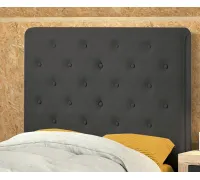 Cabecero juvenil tapizado Crystal Empire Marengo