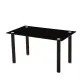 MESA COMEDOR FIJA C/NEGRO EMI NEGRO