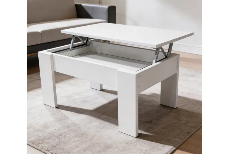 MESA CENTRO ELEVABLE GALA BLANCO