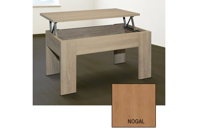 MESA CENTRO ELEVABLE GALA NOGAL MESA CENTRO ELEVABLE GALA NOGAL