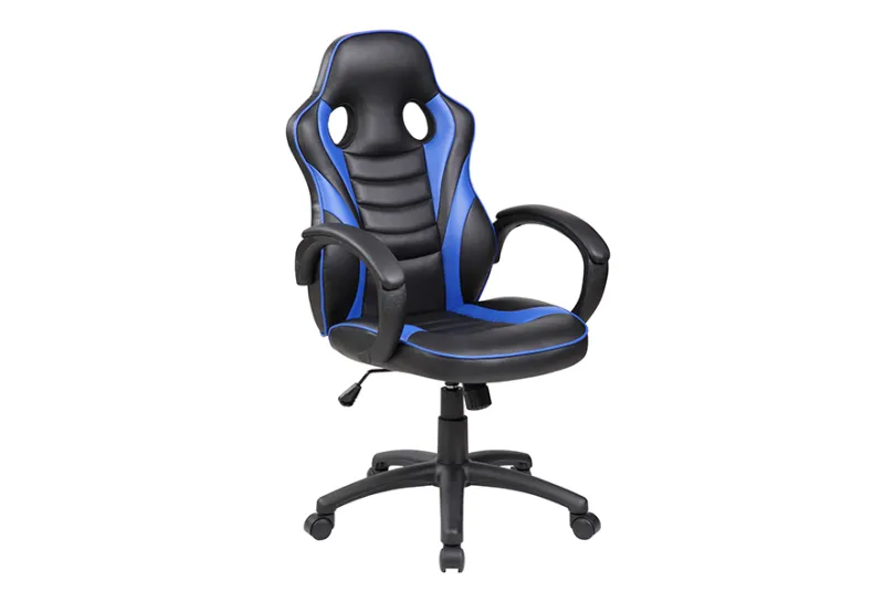 SILLA OFICINA SOF-14 NEGRO-AZUL SILLA OFICINA SOF-14 NEGRO-AZUL