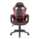 SILLA OFICINA SOF-14 NEGRO-ROJO