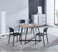 Conjunto Mesa Kirby + 5 Sillas Videl