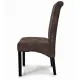 JUEGO DE 2 SILLAS T.JARAMA CHOCOLATE PATA WENGUE LISBOA