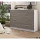 COMODA 4 CAJONES MONIKA ANDERSEN PINO-GRIS