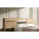 CABECERO CON LEDS 260 CM. PRIEGO CAMBRIA-GRAFITO