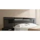 CABECERO CON LEDS 260 CM. RAMBLA CENIZA-NEGRO
