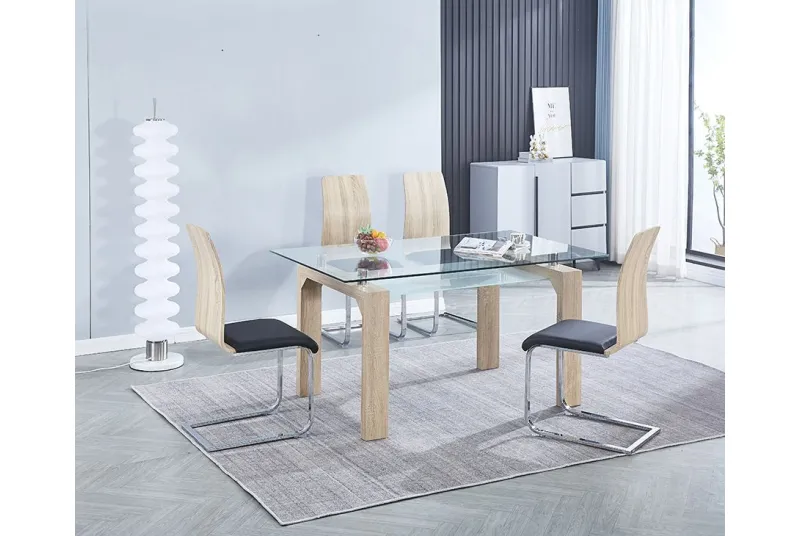 CONJUNTO MESA SENSEI CAMBRIA + 4 SILLAS SENSEI CONJUNTO MESA SENSEI CAMBRIA + 4 SILLAS SENSEI