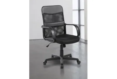 SILLA OFICINA SOF-08 NEGRO