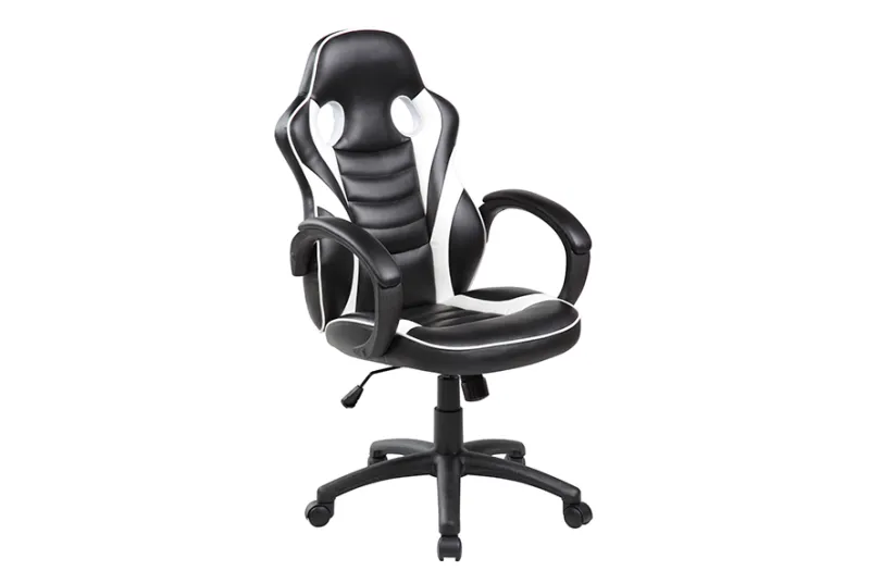 SILLA OFICINA SOF-14 NEGRO-BLANCO SILLA OFICINA SOF-14 NEGRO-BLANCO