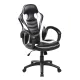 SILLA OFICINA SOF-14 NEGRO-BLANCO