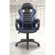 SILLA OFICINA SOF-14 NEGRO-AZUL