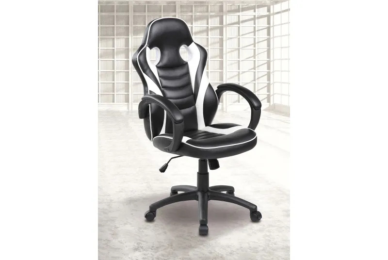 SILLA OFICINA SOF-14 NEGRO-BLANCO SILLA OFICINA SOF-14 NEGRO-BLANCO