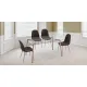 CONJUNTO MESA SULLIE +4 SILLA CODY