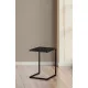 MESA AUXILIAR T/CRISTAL TAMESIS NEGRO