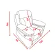 SOFA 1P RELAX ELECTRICO TAP.NOLIA MENFIS CEMENTO
