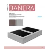 BAÑERA CAMA 135X190 TAP.TELA BRISA BAÑERA GRI CL