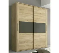 Armario de 2 puertas correderas Priego Cambria grafito