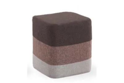 JUEGO DE 6 TABURETES TAP.RAYAS ONEGA MARRON