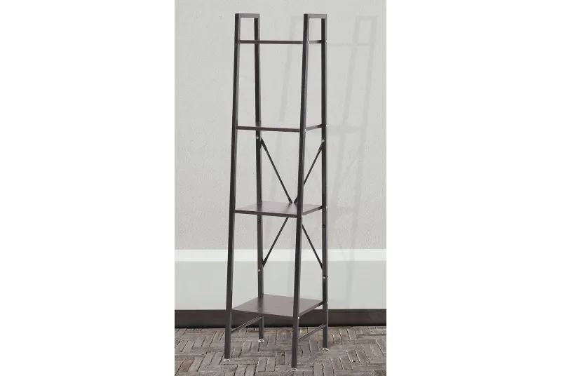 Estantería York Negro | Complemento de Dormitorio y Hogar