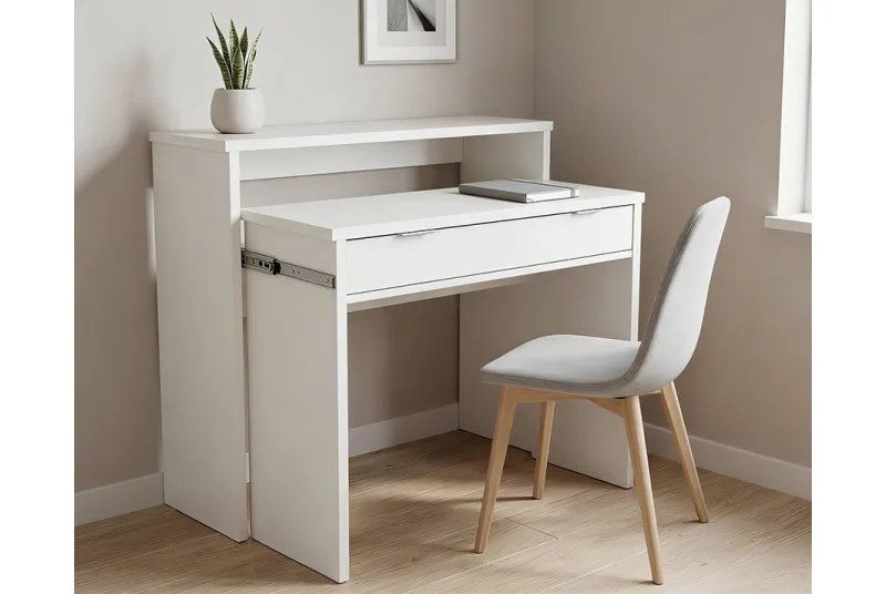 CONSOLA ESCRITORIO ALMANSA BLANCO