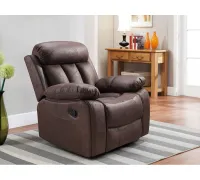 Sofá de 1 plaza Relax Tapizado Jade Madrid 2 Chocolate