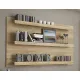 PANEL 3 ESTANTES/TV CHELLEN CAMBRIA