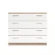 COMODA 4 CAJONES MONIKA CAMBRIA-BLANCO