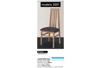 JUEGO DE 2 SILLAS 2001 HAYA