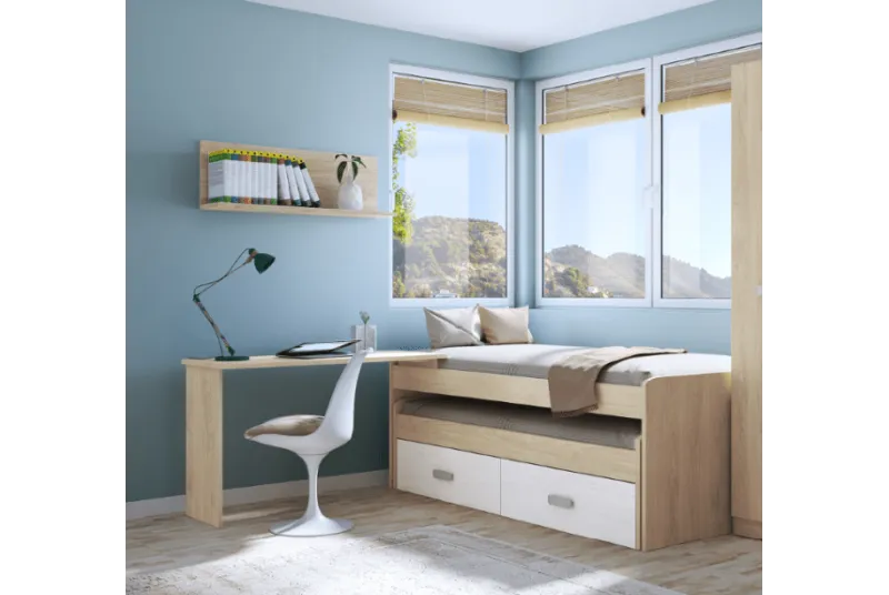 DORMITORIO S/ARMARIO DONALD AMBIENTE 10A DORMITORIO S/ARMARIO DONALD AMBIENTE 10A