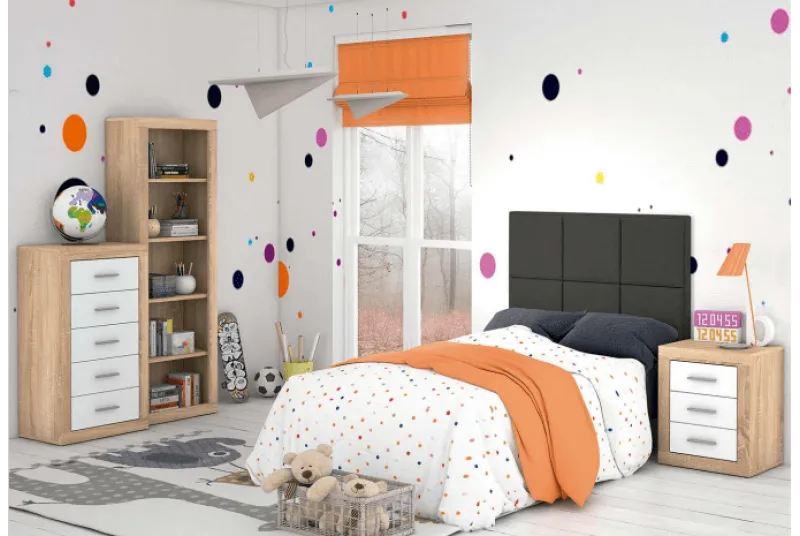 DORMITORIO JUVENIL S/ARMARIO LARA AMBIENTE 14 DORMITORIO JUVENIL S/ARMARIO LARA AMBIENTE 14