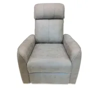 Butaca Relax Tapizada Nolia Carlin Cemento