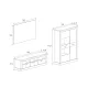 COMPOSICION APILABLE 305CM CHELLEN AMBIENTE 5 CAÑON