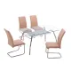 CONJUNTO MESA SAN + 4 SILLAS SAN BEIG