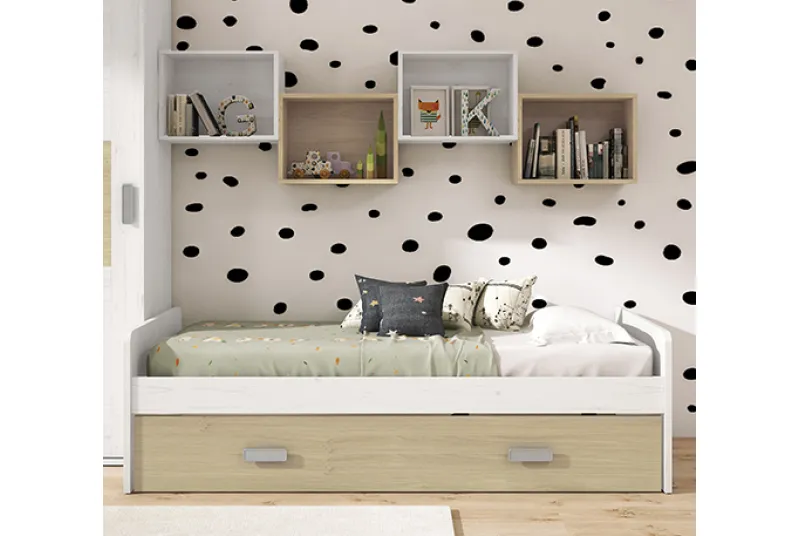 DORMITORIO JUVENIL S/ARMARIO DONALD+ AMB.09