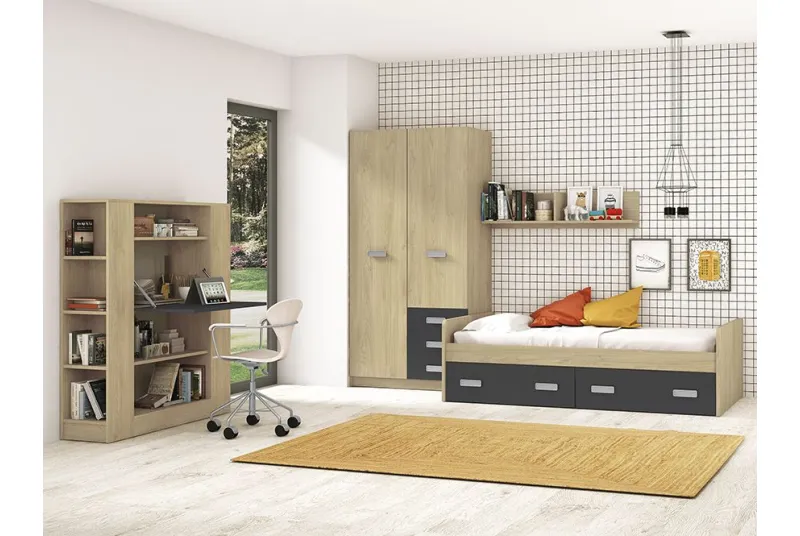 DORMITORIO JUVENIL COMPLETO DONALD+ AMB.21 DORMITORIO JUVENIL COMPLETO DONALD+ AMB.21