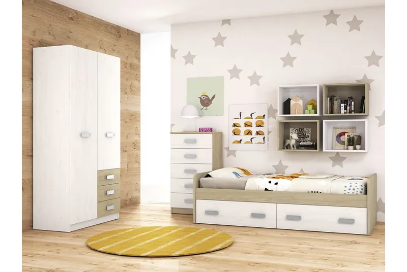 DORMITORIO JUVENIL COMPLETO DONALD+ AMB.22 DORMITORIO JUVENIL COMPLETO DONALD+ AMB.22