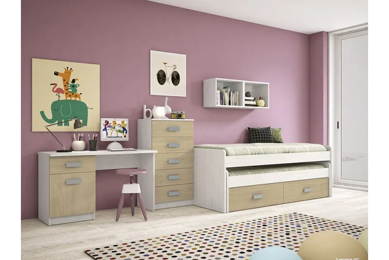 DORMITORIO JUVENIL COMPLETO DONALD+ AMB.34 DORMITORIO JUVENIL COMPLETO DONALD+ AMB.34